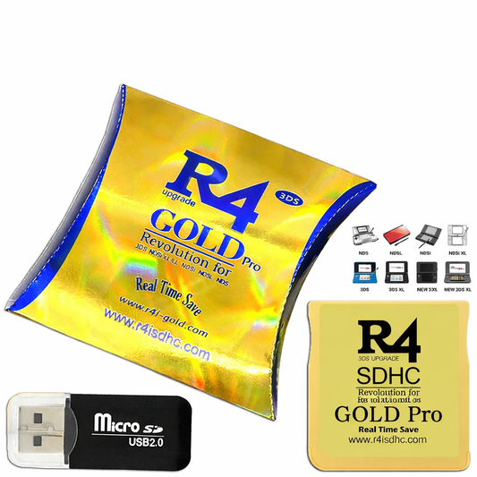 Premium Gold Pro SDHC DS/3DS/2DS Revolution Cartridge USB R4i For R4I Gaming