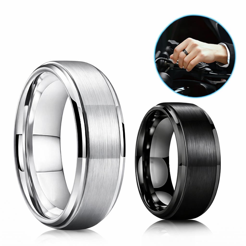 Tungsten Carbide Wedding Band Ring Brushed Silver Mens Jewelry Size 5-17 + Half