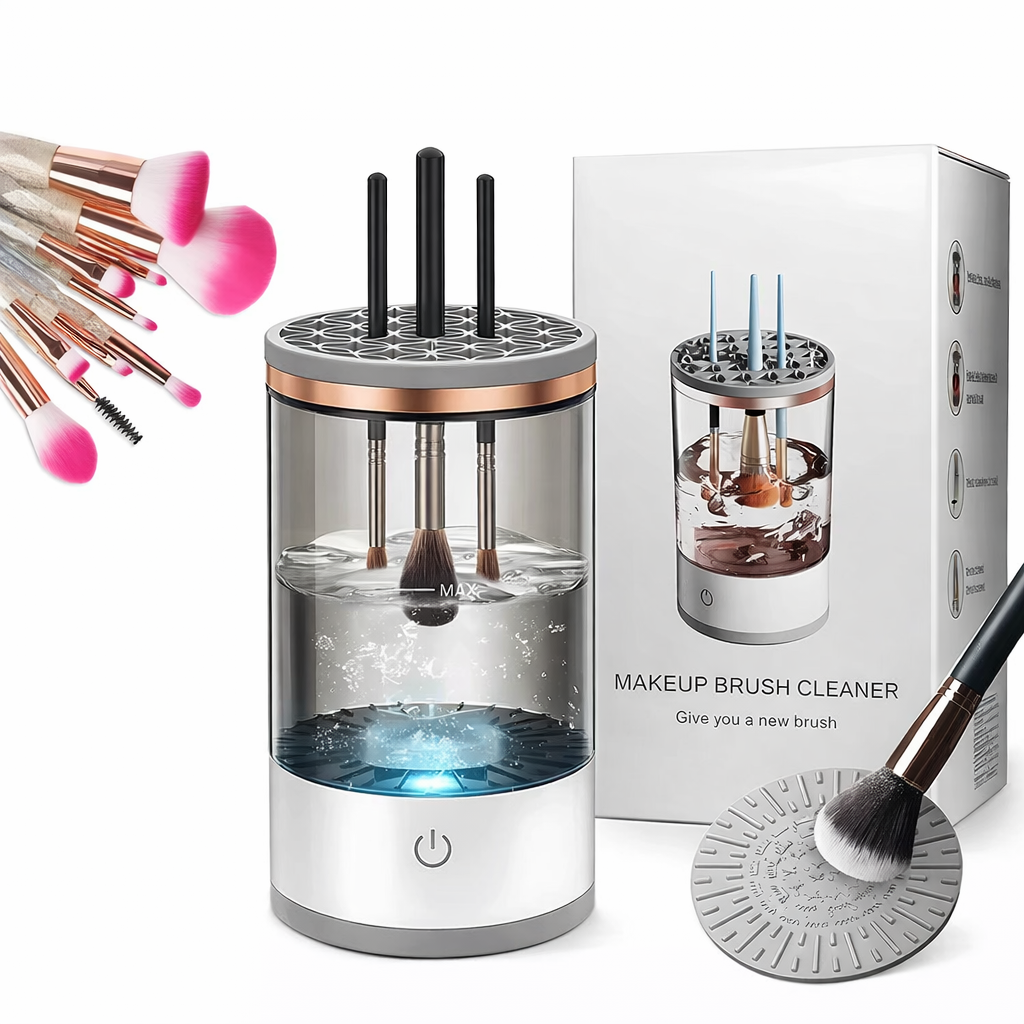 Automatic Brush Cleaner Electric Makeup Brush Cleaning Machine Fast Clean Dryer