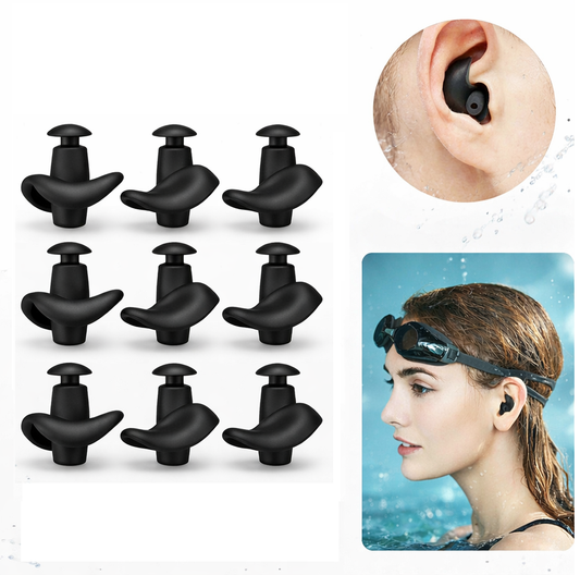 5/10 Pairs Soft Silicone Ear Plugs For Swimming Sleeping Anti Snore Reusable USA