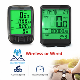 Bike Bicycle Speedometer Cycle Digital Odometer Computer Waterproof LCD Wireless