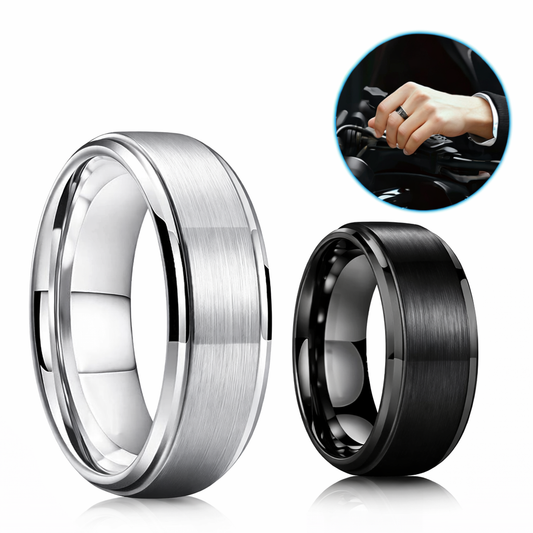 Tungsten Carbide Wedding Band Ring Brushed Silver Mens Jewelry Size 5-17 + Half
