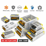 Switch Power Supply Transformer AC 110V To DC 5V 12V 24V Adapter For LED Strip