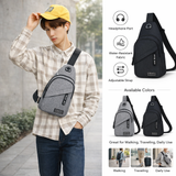 Mens Women Sling Bag Chest Crossbody Travel Shoulder Backpack Fanny Pack Sport