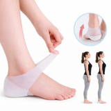 Concealed Footbed Invisible Height Increase Silicone Insoles Pad Heel Shoe Lift