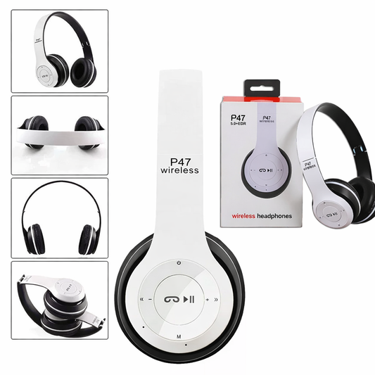 Wireless Bluetooth 5.0 Headphones Headset Over-Ear FM Radio MIC Foldable TF Card