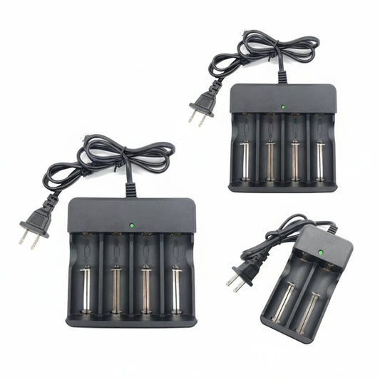 Li-ion Lithium Smart Charger 3.7V 2 4 6 Slot For 16340/14500/26650 RCR123 USA A+