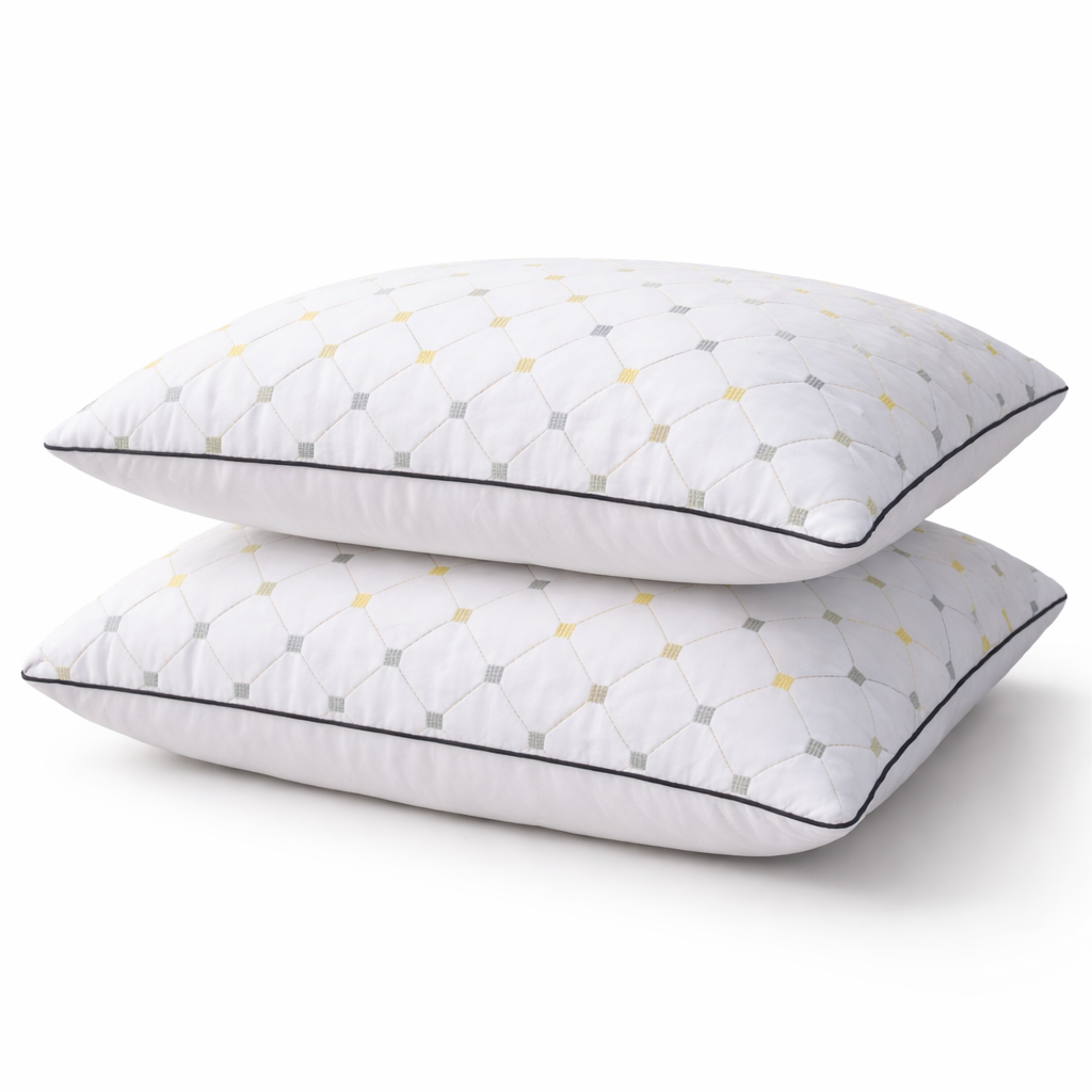 Queen Neck Support Pillow Hotel Style Comfort Bed Sleeping Pillow 1 Pack