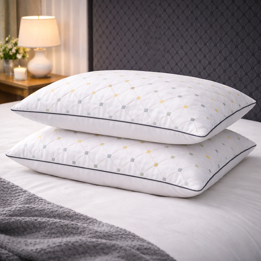 Queen Neck Support Pillow Hotel Style Comfort Bed Sleeping Pillow 1 Pack