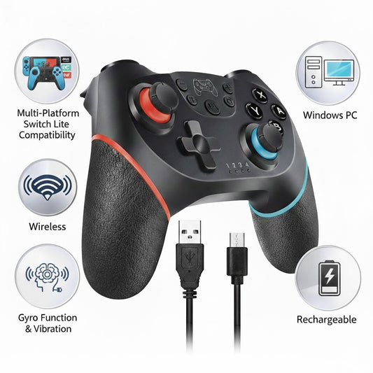 Wireless Pro Controller Gamepad Game Remote Joystick Nintendo Switch OLED/Lite