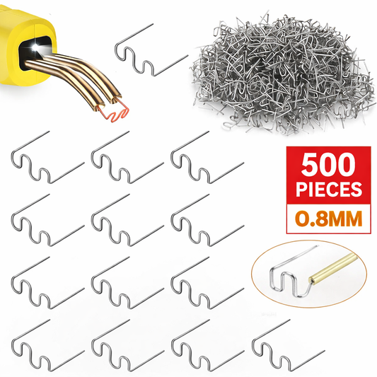 500PCS Hot Stapler Staples Repair Kit For Plastic Welder Gun Car Bumper Fender