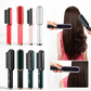 Hair Straightener Brush Electric Hot Straightening Comb Adjustable Heat Curler Styling Tool