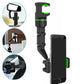 360° Adjustable Car Rearview Mirror Phone Holder Mount Rotation Multifunction