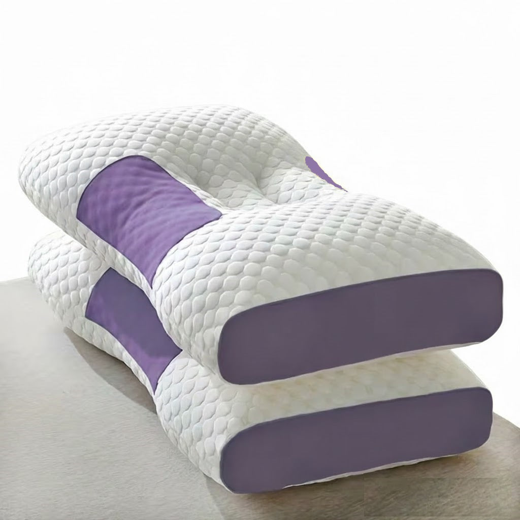 2PCS Memory Foam Neck Support Pillow Soft Orthopedic Ergonomic Sleep Comfort