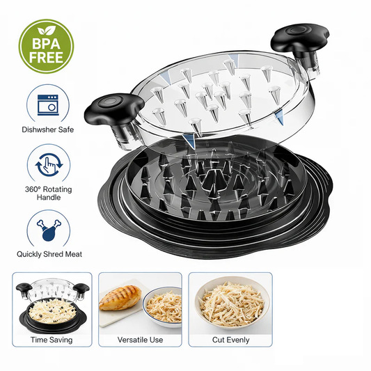 Chicken Shredder Tool Twist Meat Large Shredding Grinder Handles Non-Slip No BPA