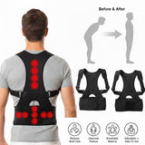 Posture Corrector Back Support Magnetic Shoulder Brace Belt Band For Men Women
