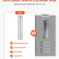VEVOR 6 Inch Double Wall Insulated Chimney Pipe 48 Inch Stainless Steel