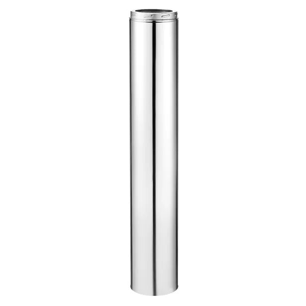 VEVOR 6 Inch Double Wall Insulated Chimney Pipe 48 Inch Stainless Steel